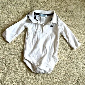 Janie and Jack Car Polo Onesie Bodysuit Long Sleeve